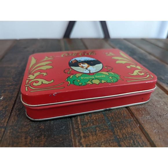 Coca Cola Playing Cards in Tin - Picture 3 of 7